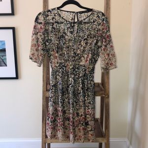 Zara Floral Lace Dress.